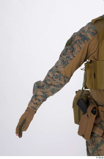 Photos Casey Schneider A pose in Uniform Marpat WDL arm…